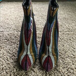 INC International Concepts Multicolor Heeled Boots